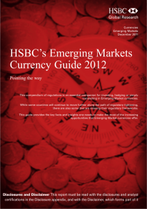 HSBC's Emerging Markets Currency Guide 2012