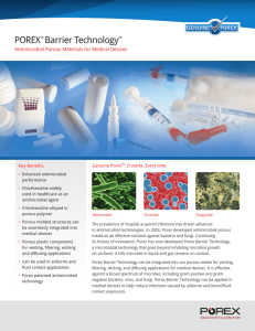 Porex® Barrier Technology™ Datasheet