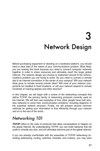 Network Design - Wireless Network in Developing World