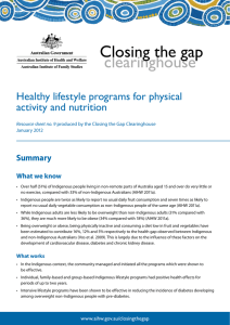 Healthy lifestyle programs for physical activity and nutrition (full