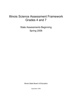 Illinois Science assessment Framework
