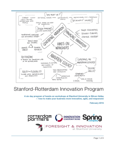 Stanford-Rotterdam Innovation Program