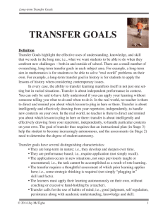 transfer goals