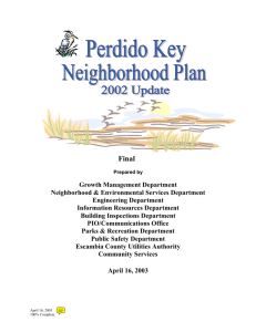 The Neighborhood Plan prepared by the County