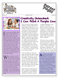 Creativity Unleashed: I Can Paint A Purple Cow
