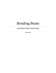 Bending Beam - Louisiana State University