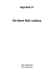 Agrodok 21 On-farm fish culture