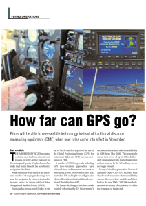 How far can GPS go? - Civil Aviation Safety Authority