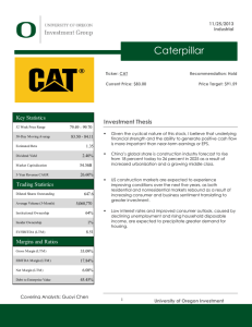 Cat - University of Oregon Investment Group