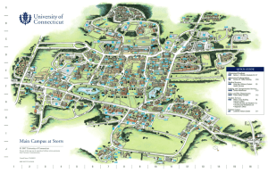 Map of UConn Storrs Campus - Jorgensen Center for the Performing