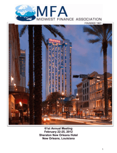 View or - Midwest Finance Association