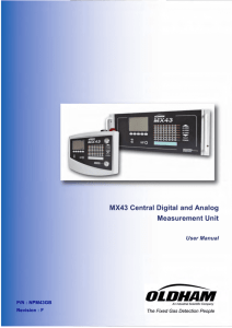 MX43 Central Digital and Analog Measurement Unit