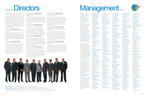 Management Team Board Of Directors