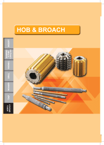 Hob and Broach - Factory Max CO., LTD