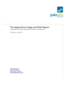 The Application Usage and Risk Report