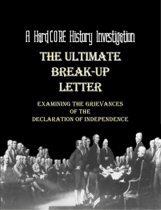 Hardcore History- Declaration of Independence