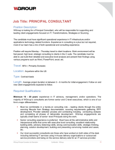 WGroup Principal Job Description 02-02