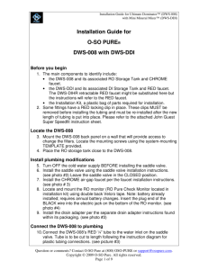 DWS-008 w DDI-10 Install Guide - O