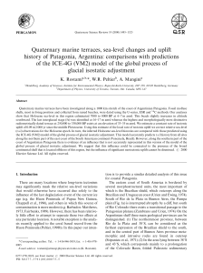 Quaternary marine terraces, sea-level changes and uplift history of