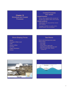 coastal processes and landforms