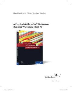 A Practical Guide to SAP NetWeaver Business Warehouse (BW) 7.0