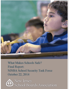 Final Report: NJSBA School Security Task Force