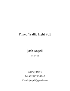 Timed Traffic Light PCB Josh Angell - iDesign