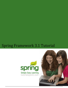 Spring Framework 3.1 Tutorial