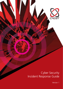Cyber Security Incident Response Guide