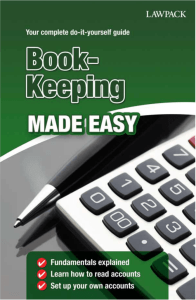 Book Keeping Made Easy sample chapter
