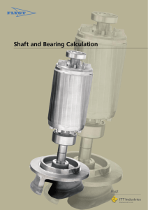 Shaft and Bearing Calculation