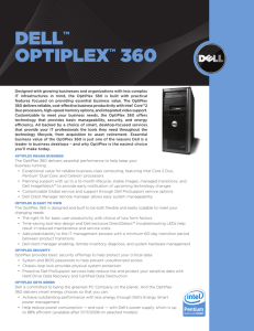 Dell™ Optiplex™ 360 - MI