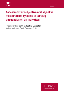 Assessment of subjective and objective measurement systems of