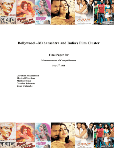 Bollywood – Maharashtra and India's Film Cluster