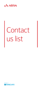 Contact us list