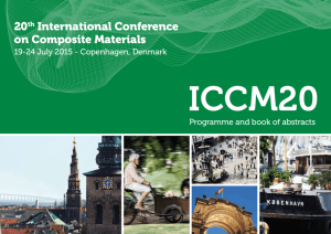 Full programme - 20th International Conference on Composite