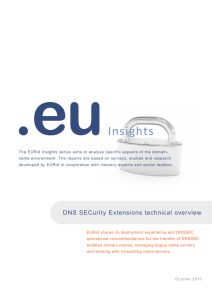 DNS SECurity Extensions technical overview