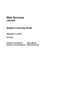 Web Services - La Trobe University
