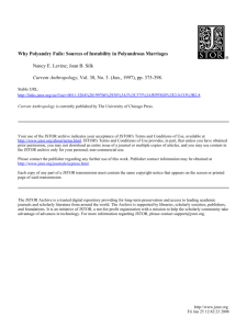 Why Polyandry Fails: Sources of Instability in Polyandrous Marriages
