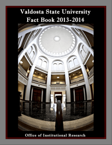 Valdosta State University Fact Book 2013-2014