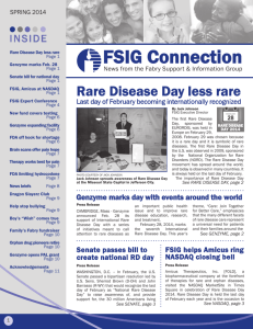FSIG Connection - Fabry Support and Information Group
