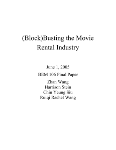 (Block)Busting the Movie Rental Industry