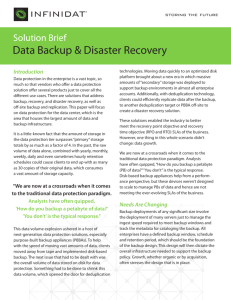 Data Backup & Disaster Recovery | INFINIDAT