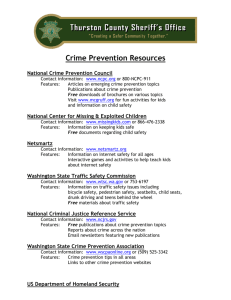 Crime Prevention - Thurston County