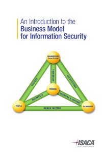 An Introduction to the Business Model for Information Security