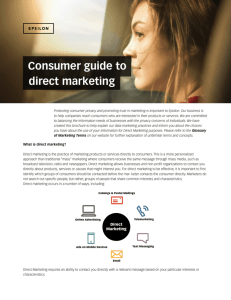 direct marketing Consumer guide to
