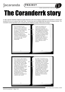 The Coranderrk story