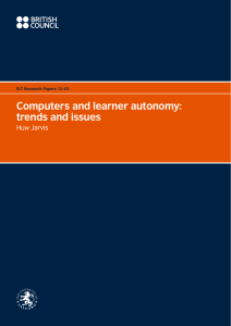 Computers and learner autonomy: trends and
