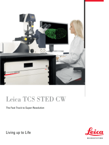 Leica TCS STED CW Brochure