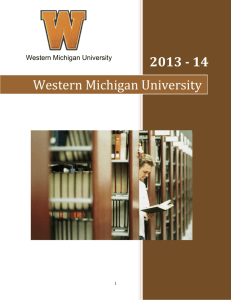 Undergraduate Catalog - Western Michigan University